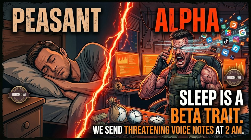 Sleep is a Beta Trait: Embracing the 2 AM Threatening Voice Note