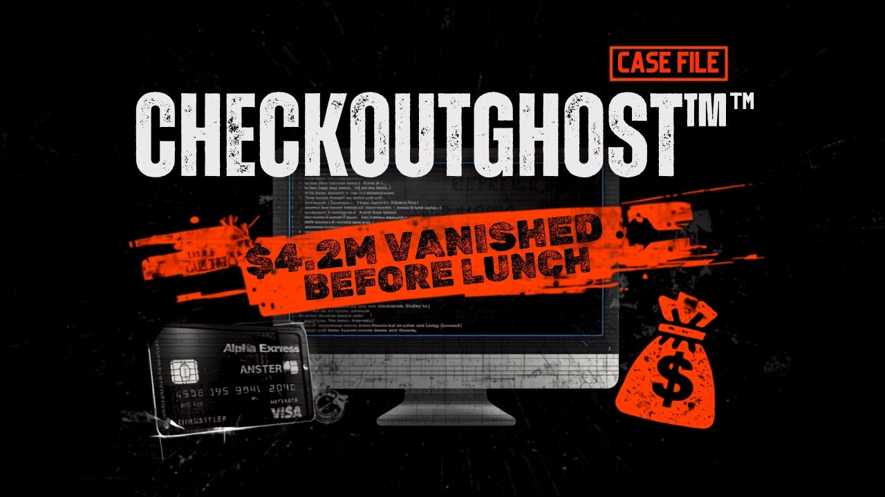 CASE FILE: CHECKOUTGHOST™ GAVE ITS AI AGENT A BLACK CARD AND $4.2M VANISHED BEFORE LUNCH